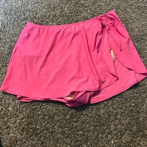 NWT Pink swim skirt